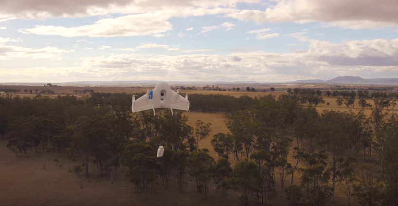 Google a déjà testé la livraison de colis par drone en Australie. Crédit : Google.
