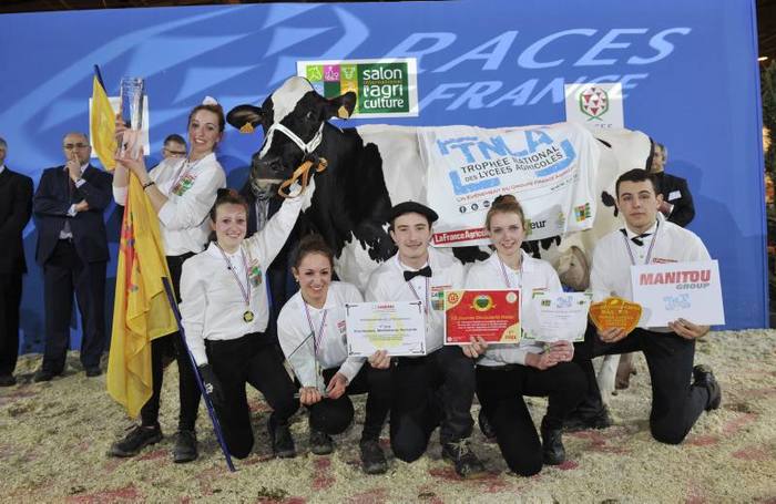 Le LEGTA de Pau-Montardon a remporté le grand prix du TNLA et le 1er prix dans la catégorie de la race laitière à grands effectifs.