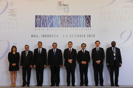 Première journée de la neuvième conférence ministérielle de l'OMC, Bali (Indonésie). Photo : WTO/ANTARA.