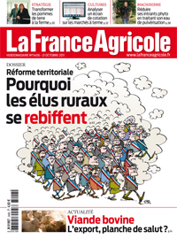 Couverture de La France Agricole n° 3406 du 21 octobre 2011.