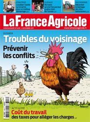 Couverture de La France Agricole n° 3408 du 4 novembre 2011.