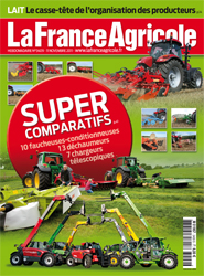 Couverture de La France Agricole n° 3409 du 11 novembre 2011.
