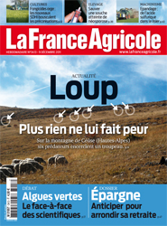 Couverture de La France Agricole n° 3413 du 9 décembre 2011.