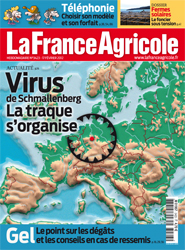 Couverture de La France Agricole n° 3422 du 10 février 2012.