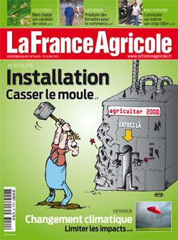 Couverture de La France Agricole du 15 juin 2012 (n° 3440).