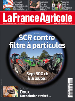 Couverture de La France Agricole du 29 juin 2012 (n° 3442).