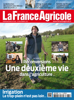 Couverture de La France Agricole du 16 novembre 2012 (n° 3461).