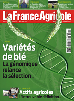 Couverture de La France Agricole du 4 octobre 2013 (n° 3506).