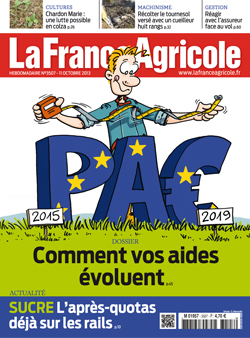 Couverture de La France Agricole du 11 octobre 2013 (n° 3507).