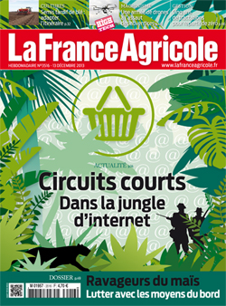 Couverture de La France Agricole du 13 décembre 2013 (n° 3516).