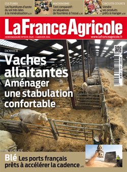 Couverture de La France Agricole du 3 janvier 2014 (n° 3519).