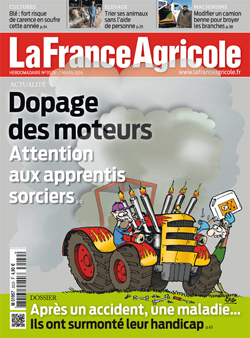 Couverture de La France Agricole du 7 mars 2014 (n° 3529).