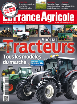 Couverture de La France Agricole du 14 mars2014 (n° 3530).