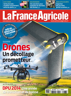 Couverture de La France Agricole du 21 mars2014 (n° 3533).