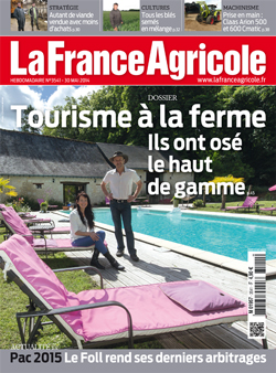 Couverture de La France Agricole du 30 mai 2014 (n° 3541).