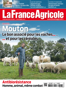 Couverture de La France Agricole du 21 novembre 2014 (n° 3565).