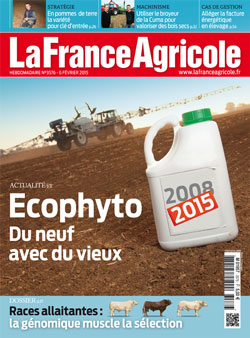 Couverture de La France Agricole du 6 février 2015 (n° 3576).