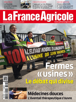 Couverture de La France Agricole du 5 juin 2015 (n° 3594).