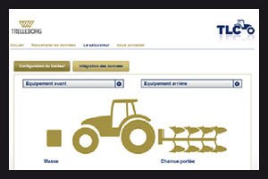 Le manufacturier suédois Trelleborg propose un calculateur de charge permettant de déterminer la pression de gonflage optimale en fonction des travaux auxquels le tracteur est destiné.