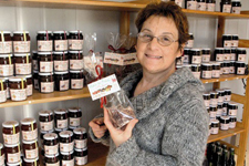 Françoise Héraudeau, productrice de fraises dans l'île de Ré. Photo : GFA