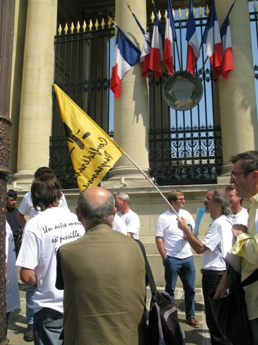 Manifestation de la Confédération Paysanne - Photo : Alain Cardinaux