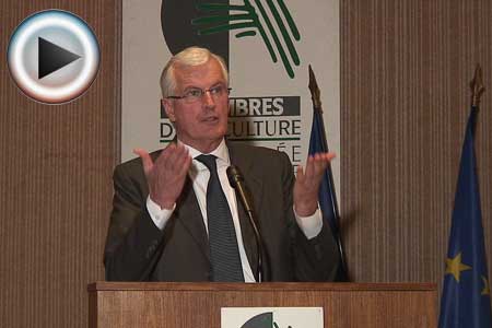 Michel Barnier, ministre l'Agriculture. © M. Gramat/GFA
