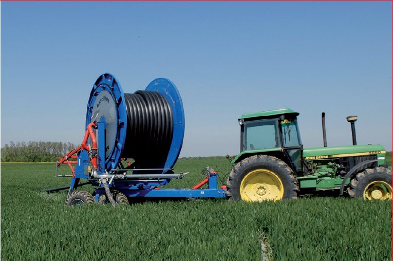 L'irrigation du blé est réglementée dans certaines parcelles, notamment en Poitou-Charentes (© Montigny)