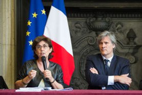 Marion Guillou et Stéphane Le Foll (crédit photo - Ministère de l'Agriculture)