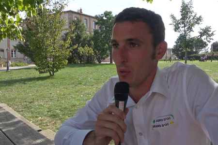 Sylvain Hypolite, ingénieur conseil chez AGRO D'OC (©AM)